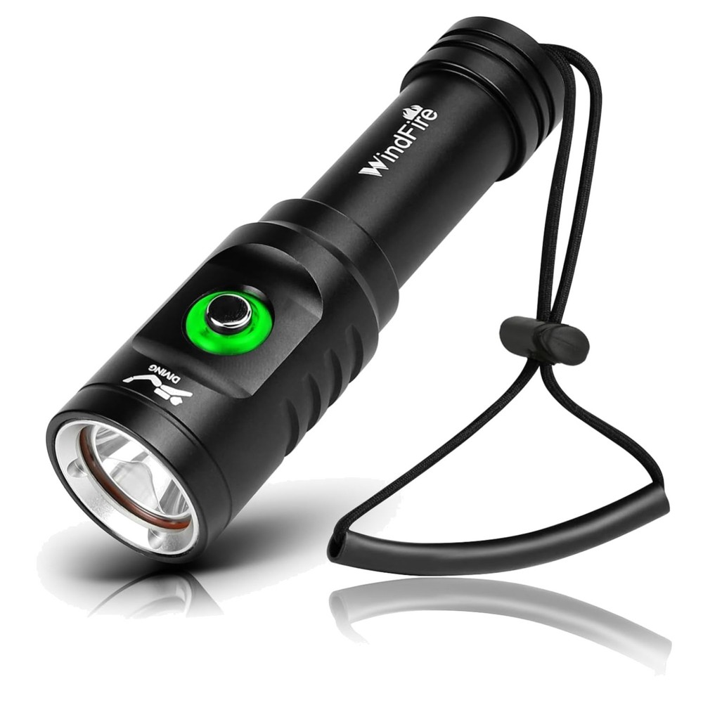 Super Bright 5000 Lumens Underwater Flashlight - Waterproof & Rechargeable