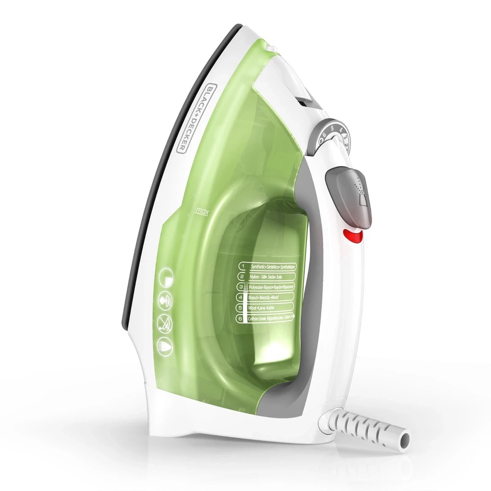 Black+Decker 1200W Easy Steam Compact Iron