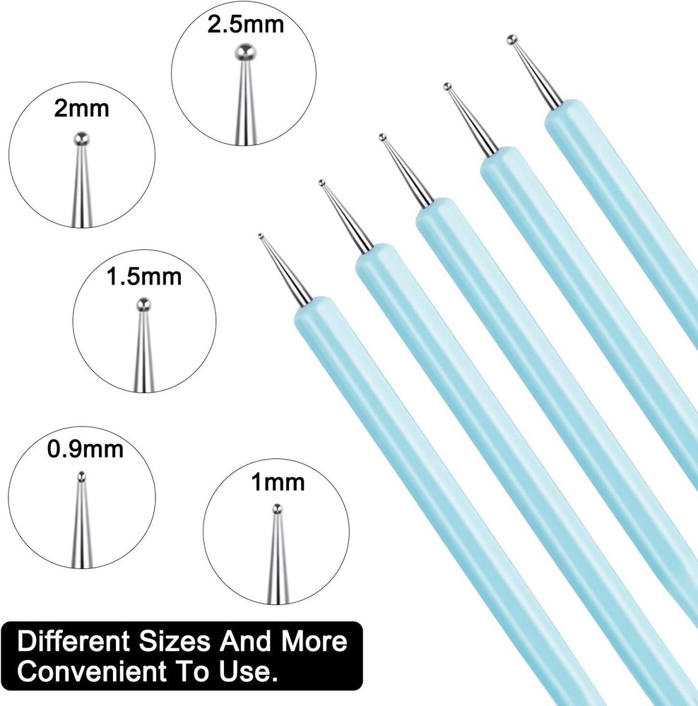 10Pcs Silicone Clay Sculpting Tool, Modeling Dotting Tool& Pottery Craft use ...