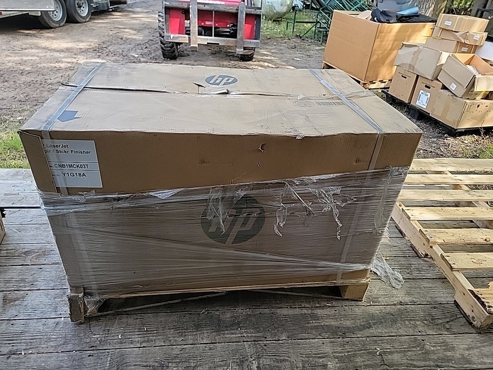 HP LaserJet Managed Flow External Stapler Stacker Finisher Y1G18A E77825z E87640