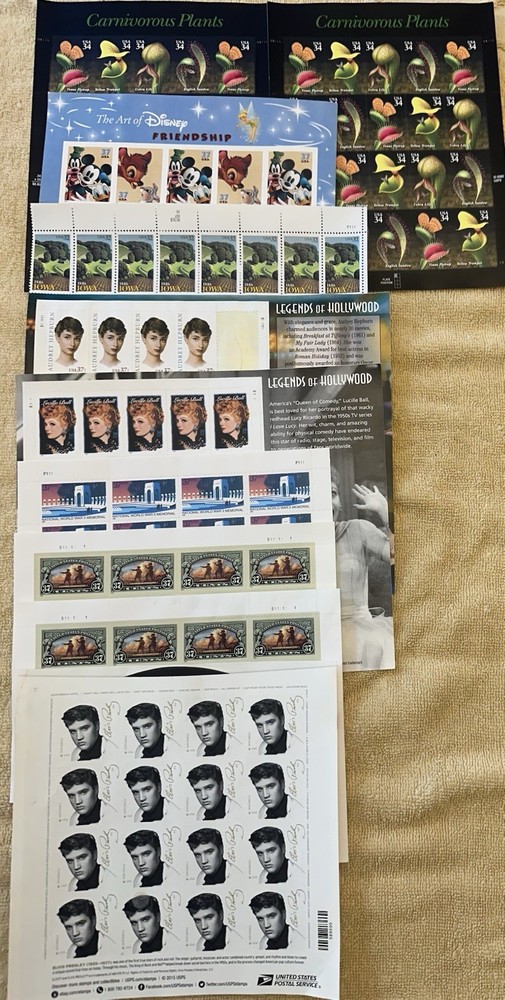 Lot-10 Sheet’s Classic Mixed unused advertisement Stamps