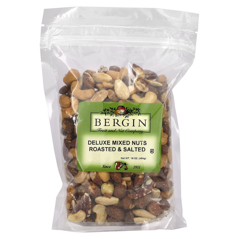 Deluxe Mixed Nuts, Roasted & Salted, 16 oz (454 g)