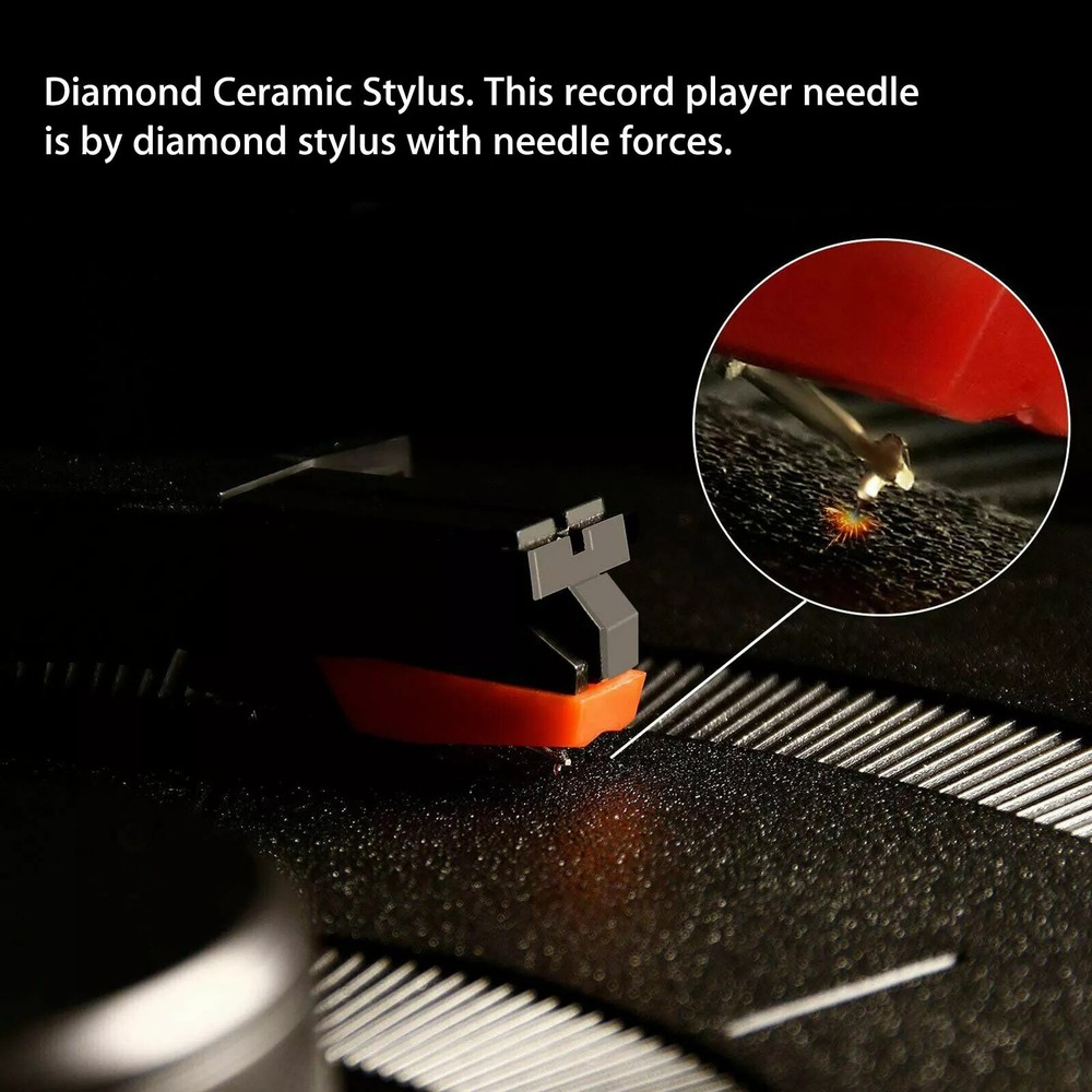 3Pcs Record Player Needle Turntable Stylus Replacement for Crosley Phonograph US