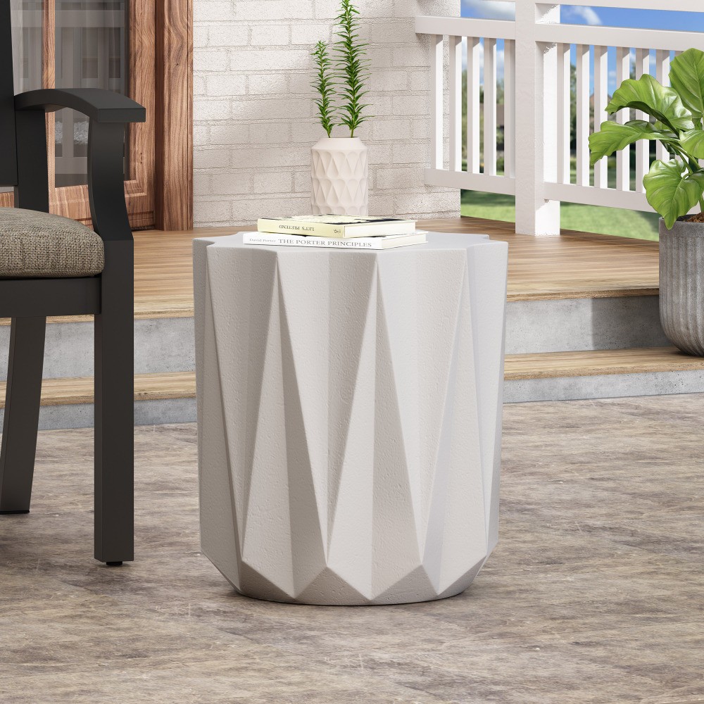 Outdoor Light Weight Concrete Side Table