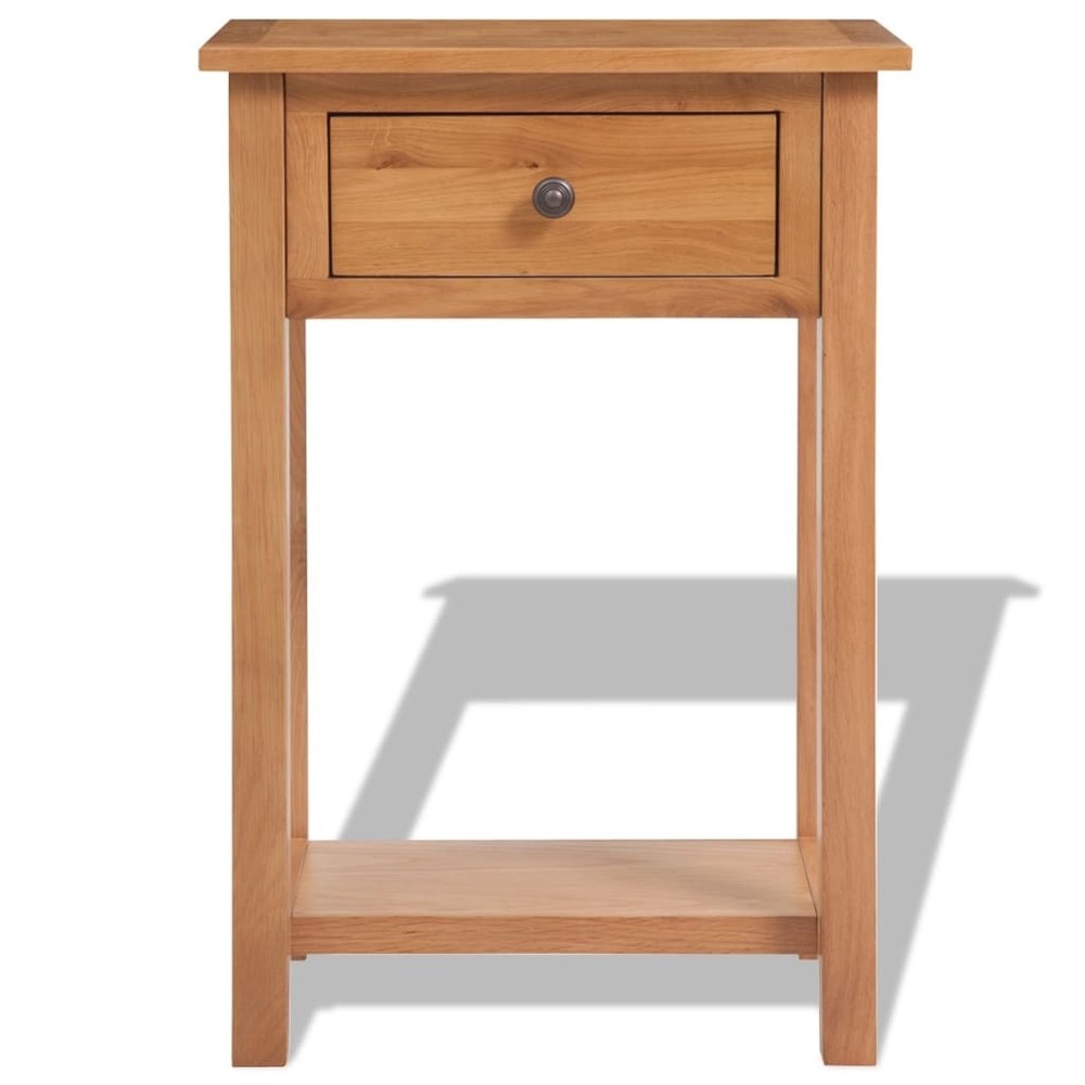 Console Table Hallway Table Accent Table Entryway Table Solid Wood Oak vidaXL