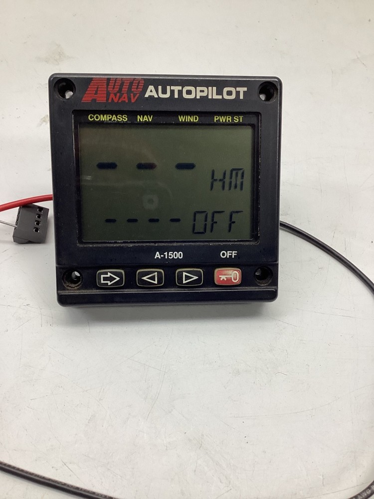 Auto Nav autopilot control display  A-1500 version 1-17. c4