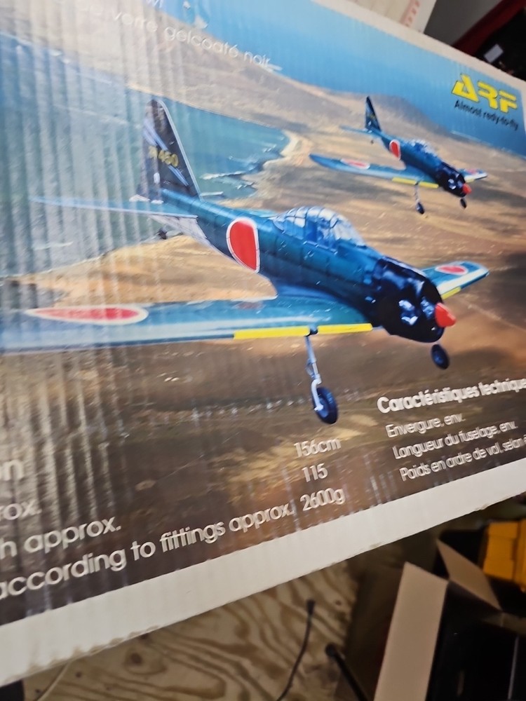 Mitsubishi A6M ZERO Arf  RC AIRPLANE