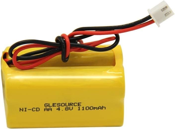 TWO PACK - EMERGENCY EXIT LIGHT SIGN 4.8V 1100mah NiCad BATTERY