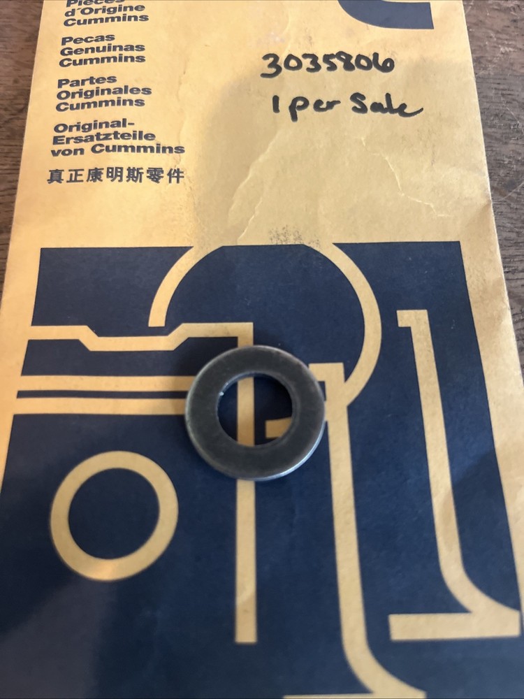NOS CUMMINS OEM WASHER,PLAIN 3035806