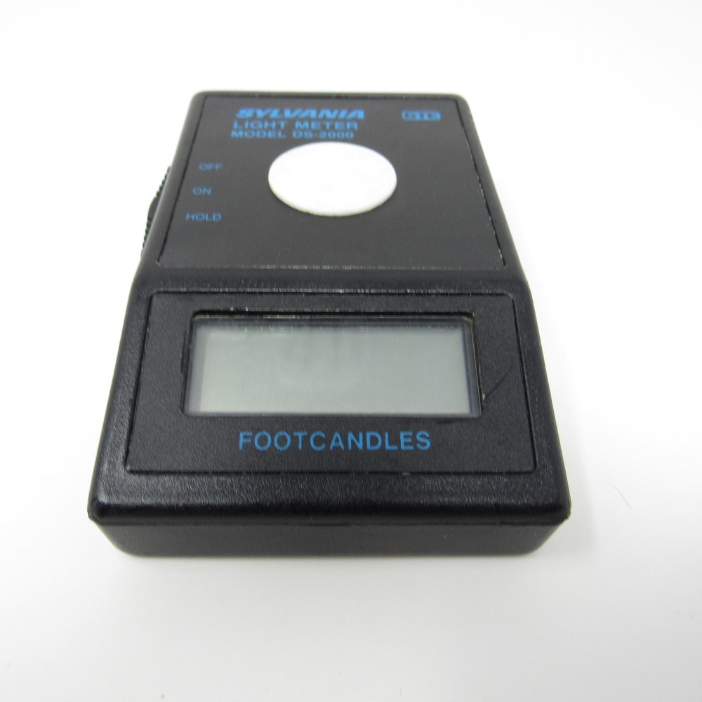 Vintage Sylvania Light Meter Model DS-2000 Tested Working