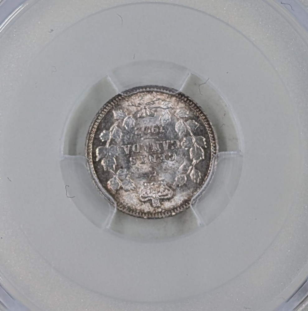 1902 Canada 5 Cent, PCGS MS-63 KM #9