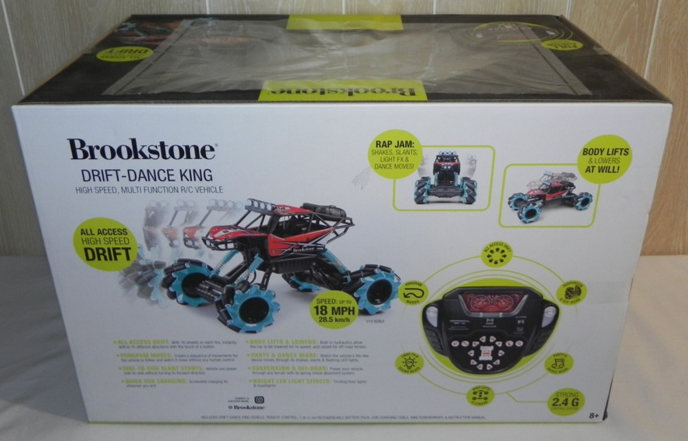 Brookstone Drift-Dance King High Speed Multi-Function R/C Vehicle NEW & SEALED!!