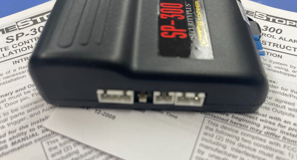 NEW CRIMESTOPPER SP-300 SECURITYPLUS ALARM REMOTE MODULE BRAIN ONLY