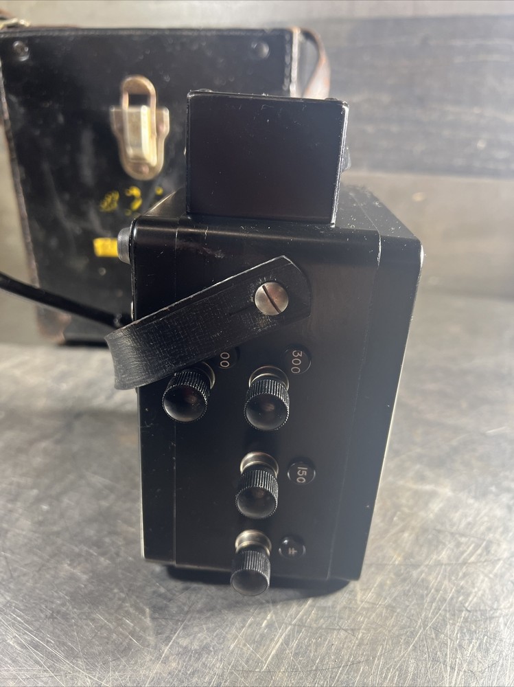 Vtg Weston Electrical Instrument AC Voltmeter Zero Corrector Model 433 With Case