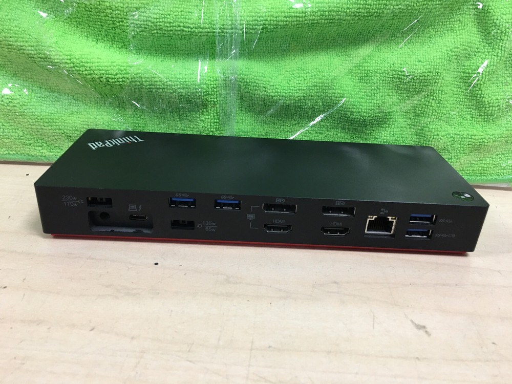 Lenovo ThinkPad Thunderbolt 3 Workstation Dock Gen 2 DK1841 40AN NO AC-ADAPTER