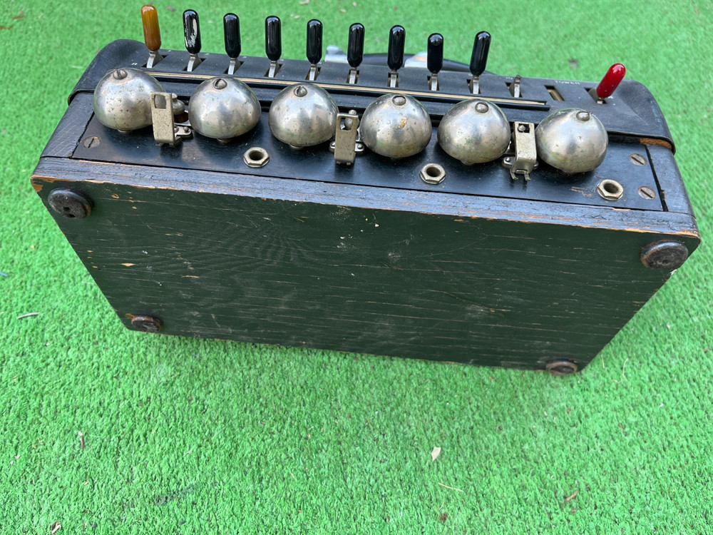 Vintage Switchboard Telephone Console Display
