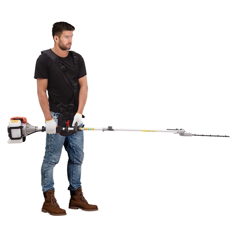5-in-1 Multi-Functional Trimming Tool Gas Hedge Trimmer 52CC 2-Stroke Weed Eater