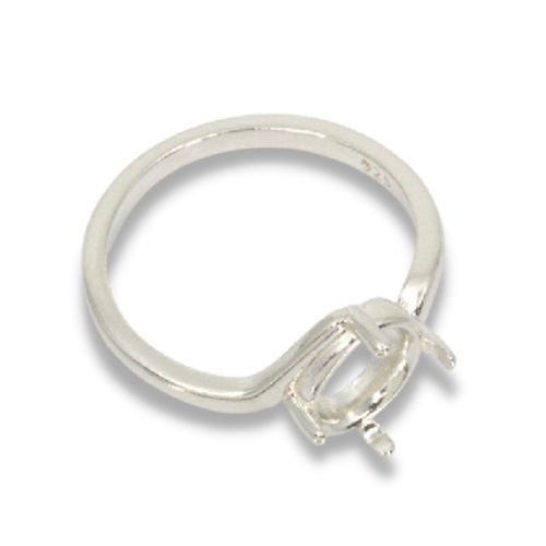 Oval Low Profile Offset Pre-notched Ring Mounting