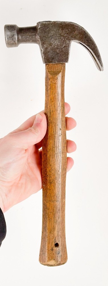 Antique Maydole Hammer Curved Clawhammer Original Handle