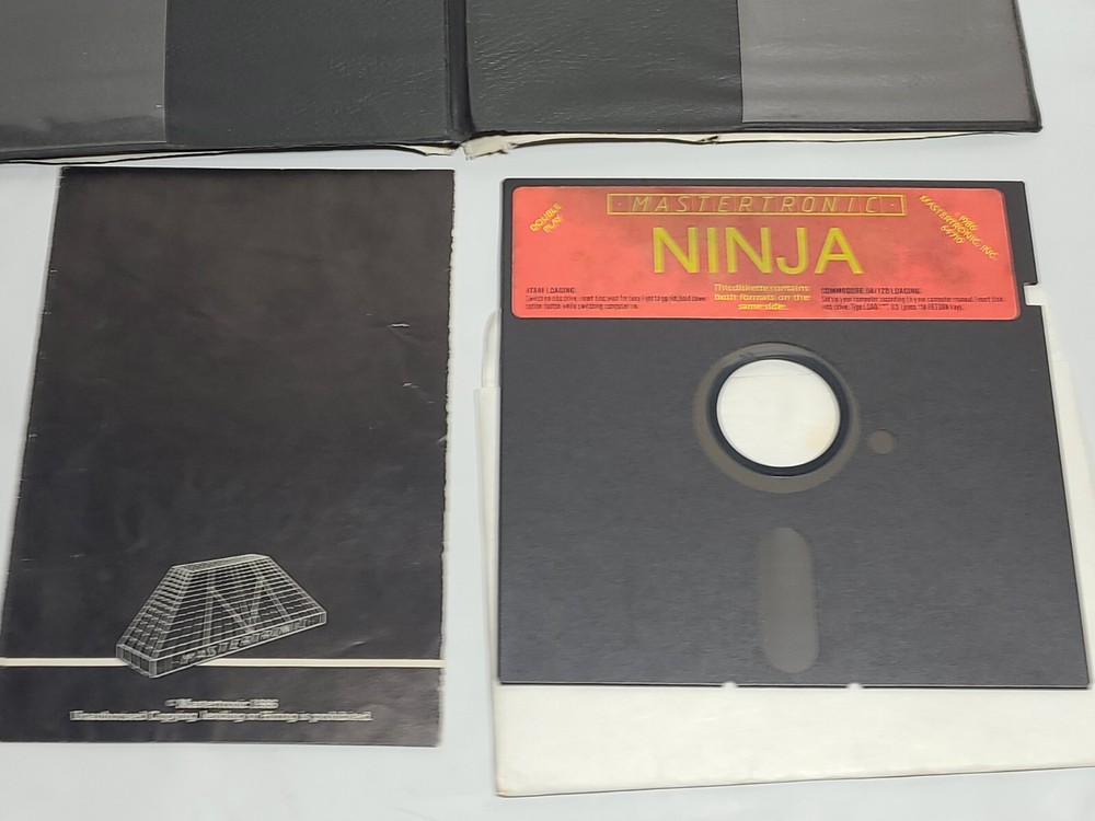 Commodore 64/128: NINJA Mastertronic + Atari 800 xl/130 xe diskette