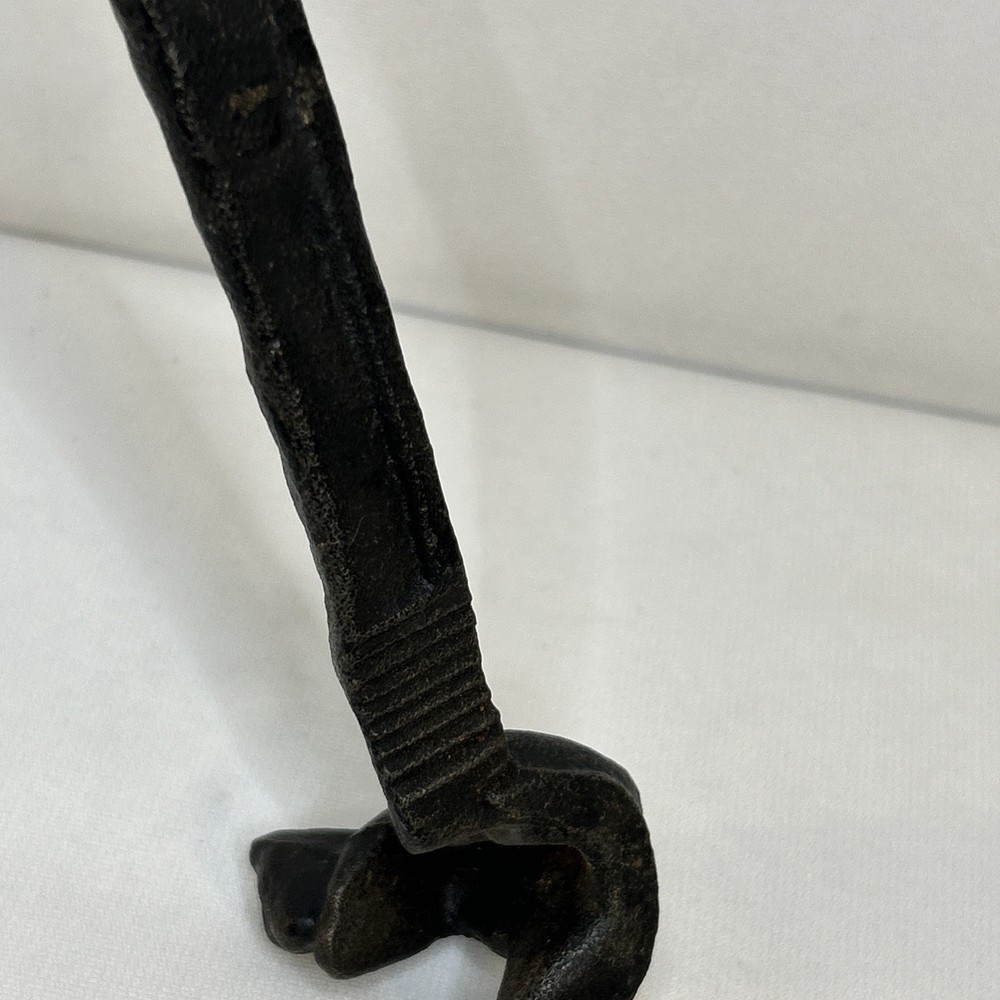 Vintage Cast Iron Hand Held Squirrel Figure Nut Cracker