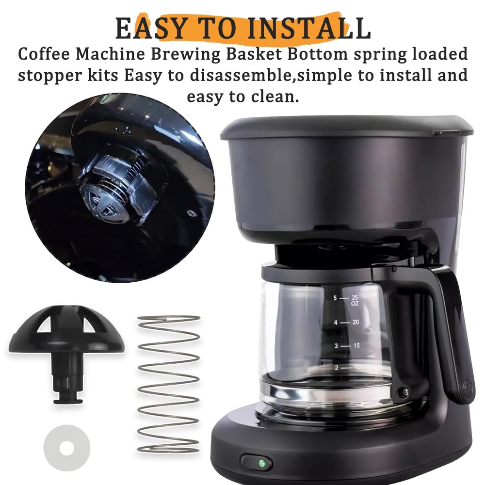 Coffee machine parts 2-Pack Replacement Brew Basket 2-Pack, Black