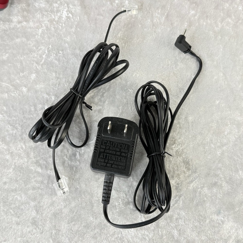 VTech CS6719-16 Cordless Phone System - Ruby Red - Tested, Works