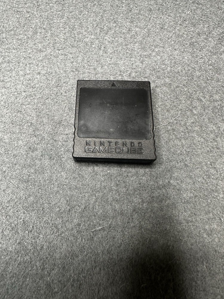 Nintendo GameCube Black Memory Card 251 Blocks Tested WORKS