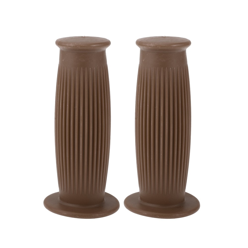 1" 25mm Motorcycle Knobs Handlebar Cover TPU Dark Brown