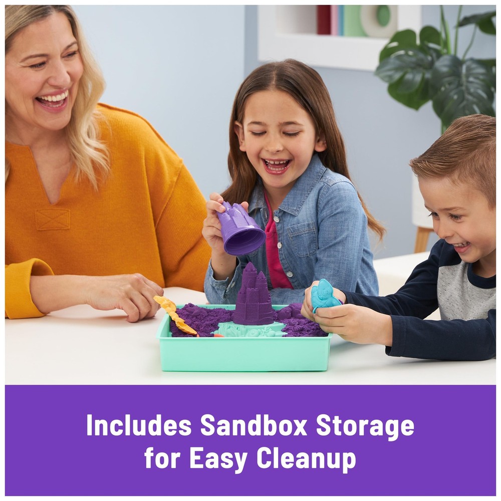 , Sandbox Set, Creative Easter Gifts, Includes 1lb Purple Moldable Play Sand,...
