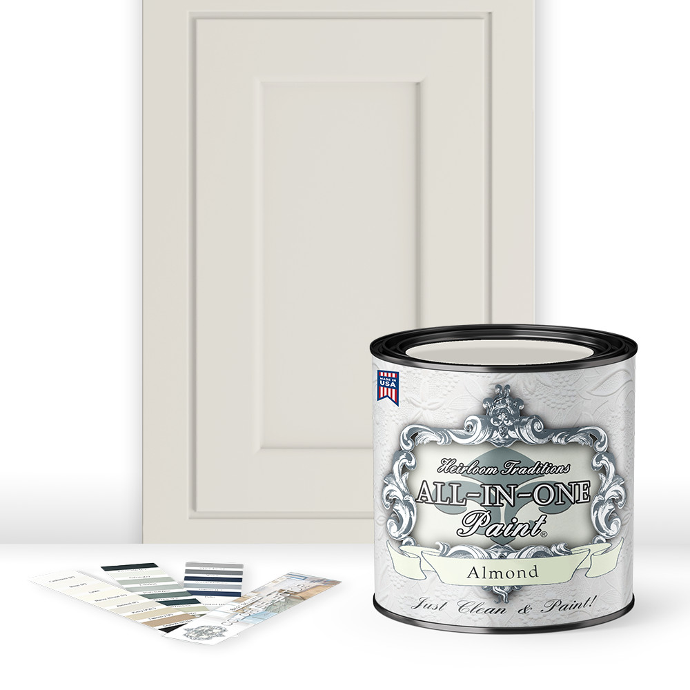 ALL-IN-ONE Paint 2 Quart Cabinet Paint Bundle - Almond
