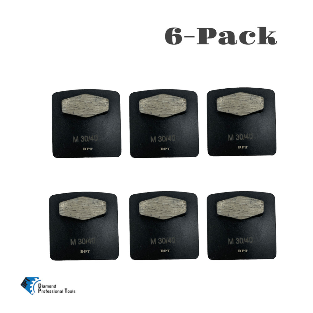 6 Pack For Husqvarna Grinders Diamond Disc Medium Bond Concrete Surface 30 Grit
