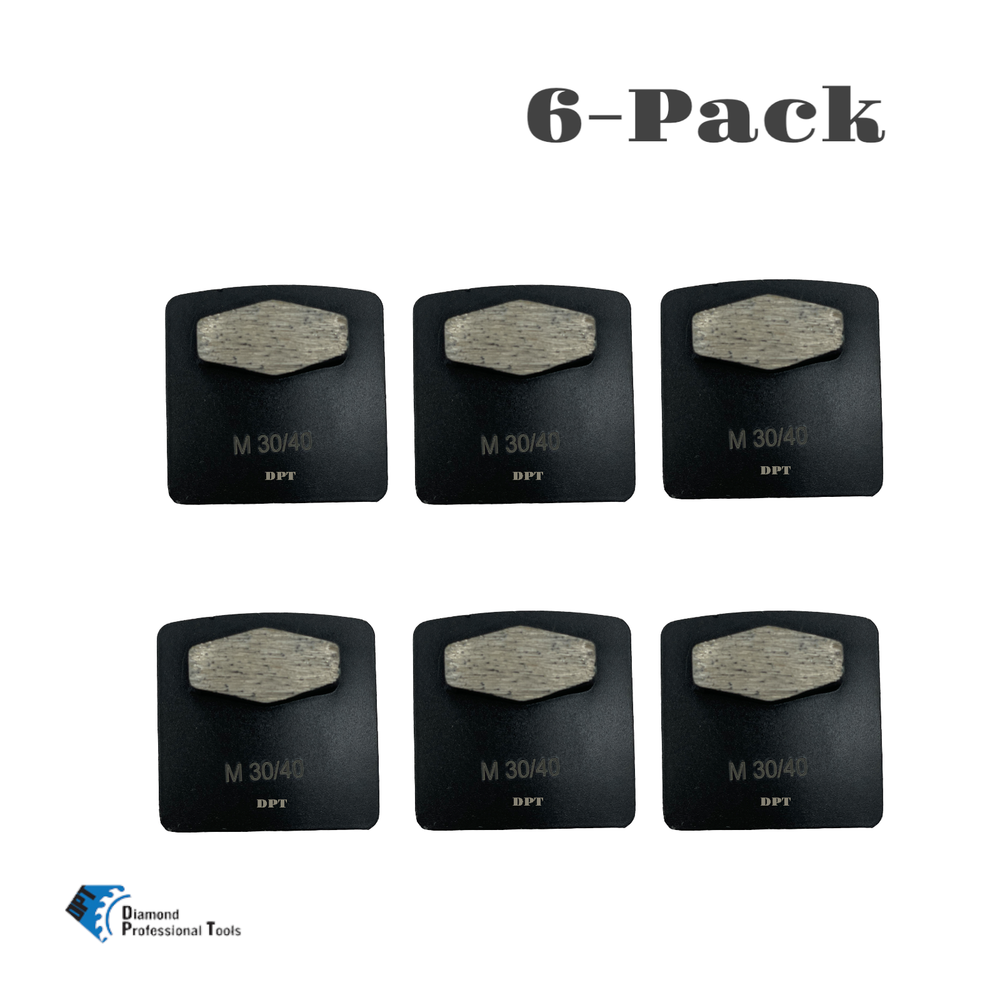 6 Pack For Husqvarna Grinders Diamond Disc Medium Bond Concrete Surface 30 Grit