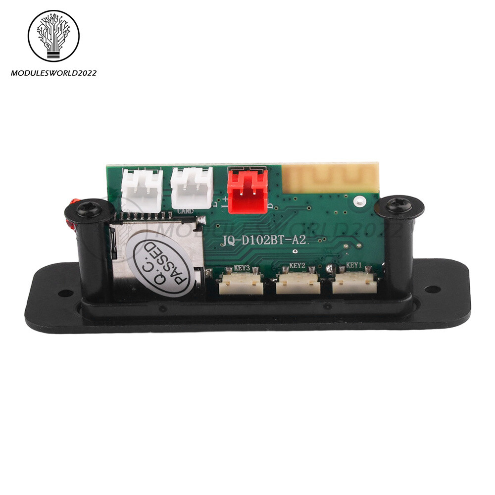 DC5V Bluetooth MP3 Player Decoder Board 2*3W Car Audio Amplifier Module FM Radio
