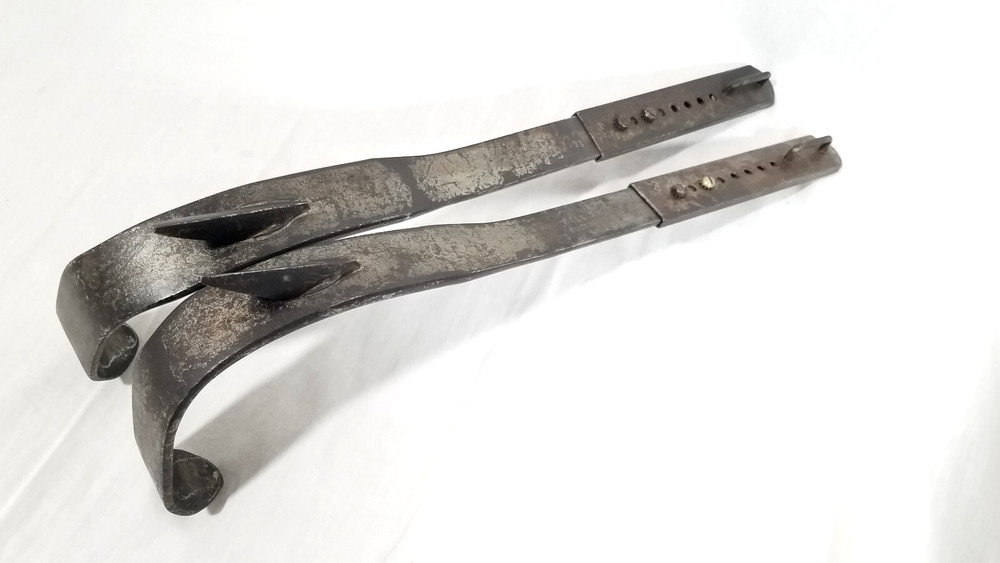 Vintage Buckingham Tree Pole Climbing Spikes Gaffs Bell System Lineman Tools USA