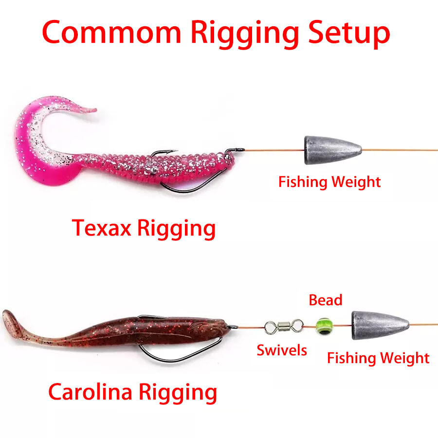 100pcs EWG Offset Worm Hooks offset shank hook offset for Soft Plastic Baits