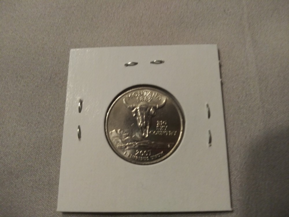 MONTANA STATE QUARTER 2007D--BU--FREE SHIP