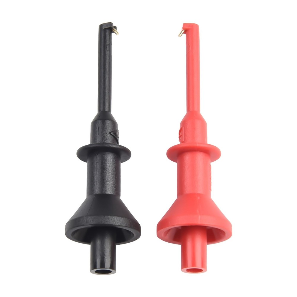 Testing Hook Clip Pair 2pcs with 4mm Threaded Leads for Multimeter Probing