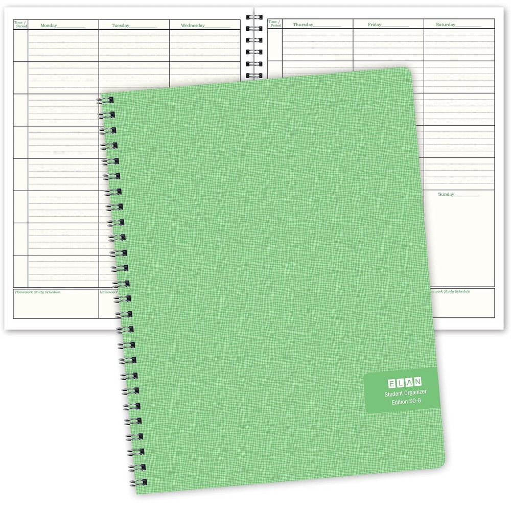 SO-8 Undated Student Organizer Planner for Middle School Homework Tracker