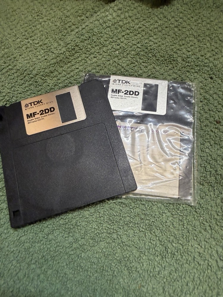 Vintage Floppy Disk Lot 3.5” Software TDK MF-2DD Linksys EtherFast