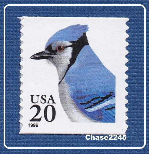 Scott #3053 Blue Jay 20c (Coil Single) 1996 Mint NH Single