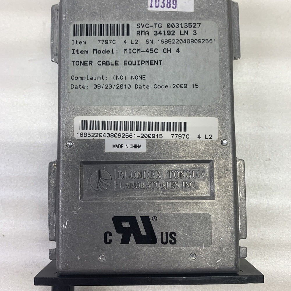 BLONDER TONGUE MICM-45C Ch 4 MINI MICRO MODULATOR