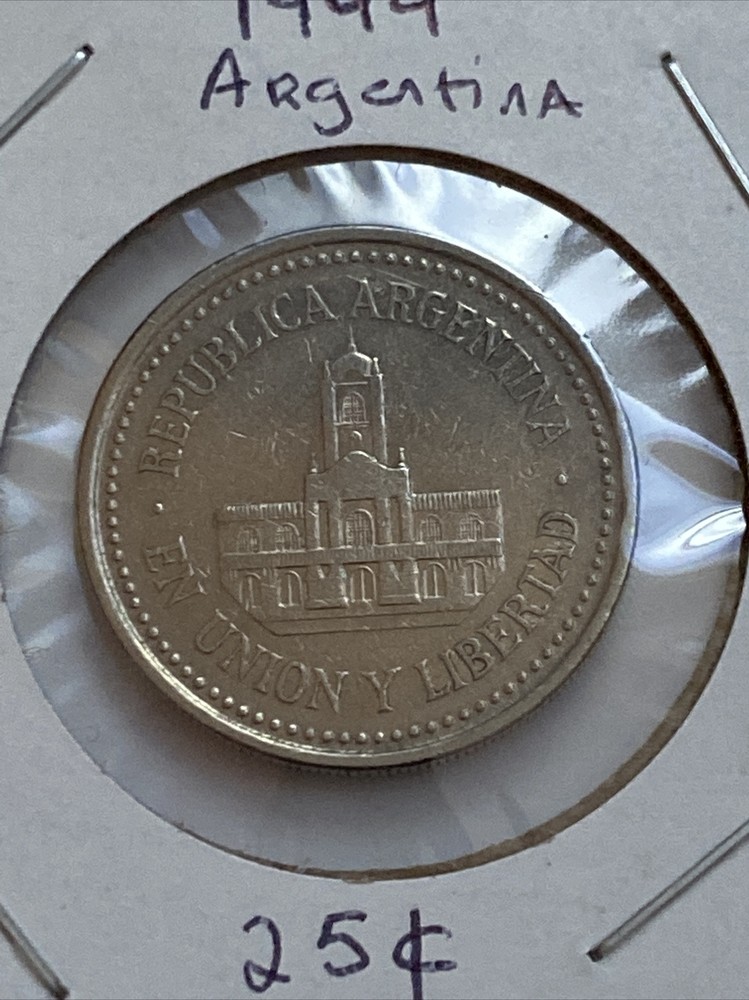 1994 Argentina 25 Cent Coin B15