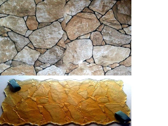 Stones Pattern Vertical Horizontal Decorative Concrete Cement Stamp Imprint