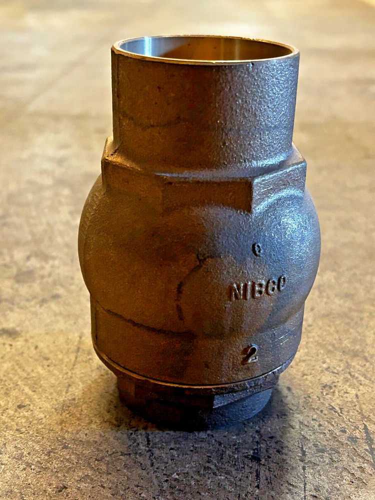 Nibco 2" Sweat Check Valve Bronze 250 CWP