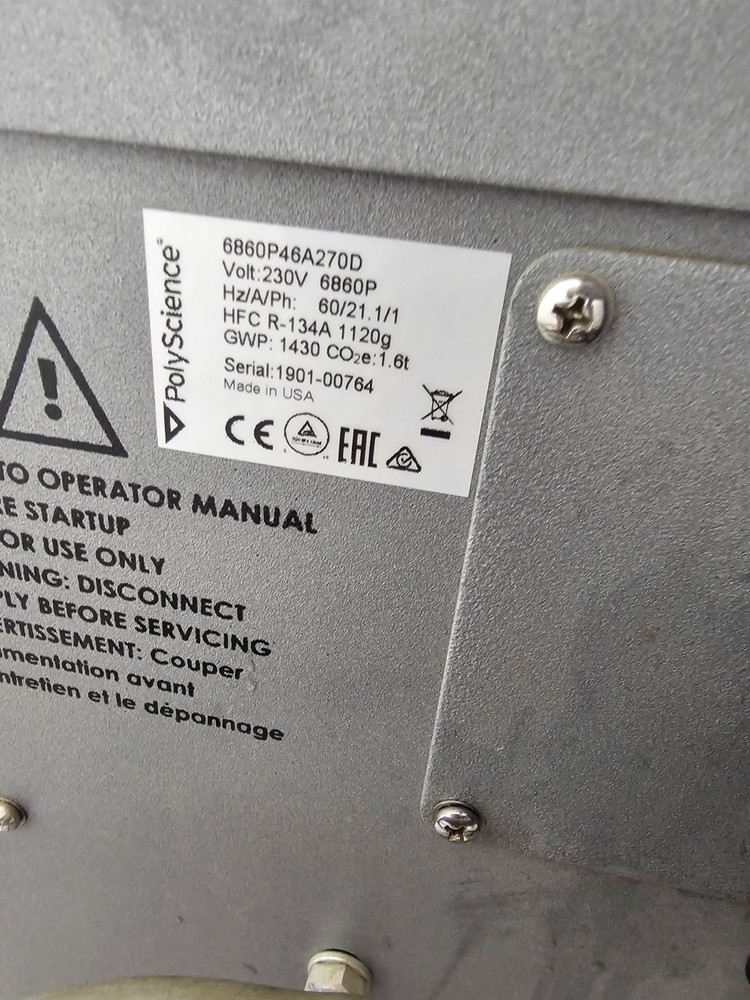 PolyScience Chiller System 6860p46a270d