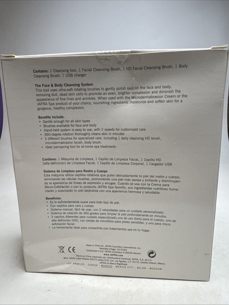 Jafra Beauty Dynamics Face & Body Cleansing System