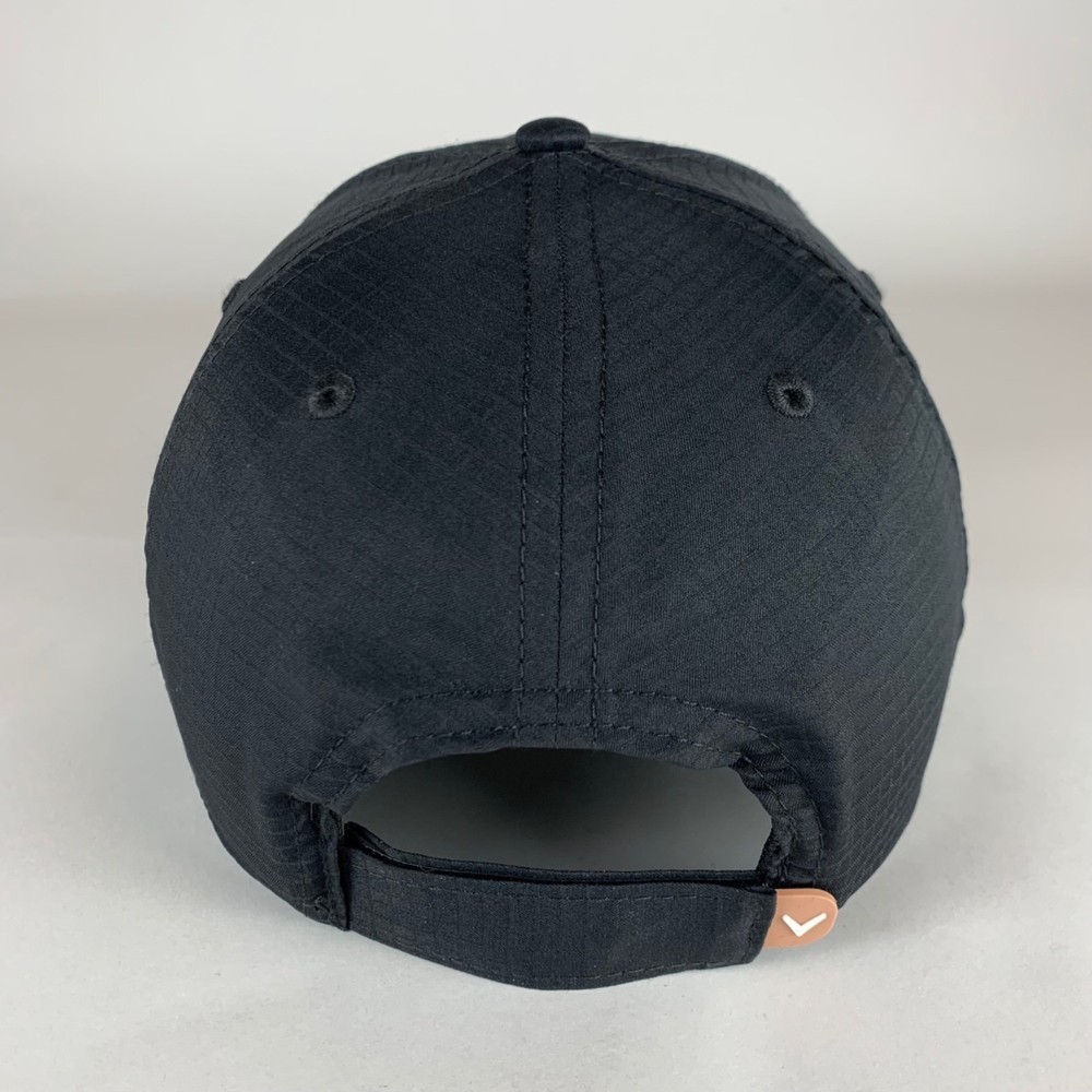 Callaway Golf Mens Black Strapback Adjustable Hat