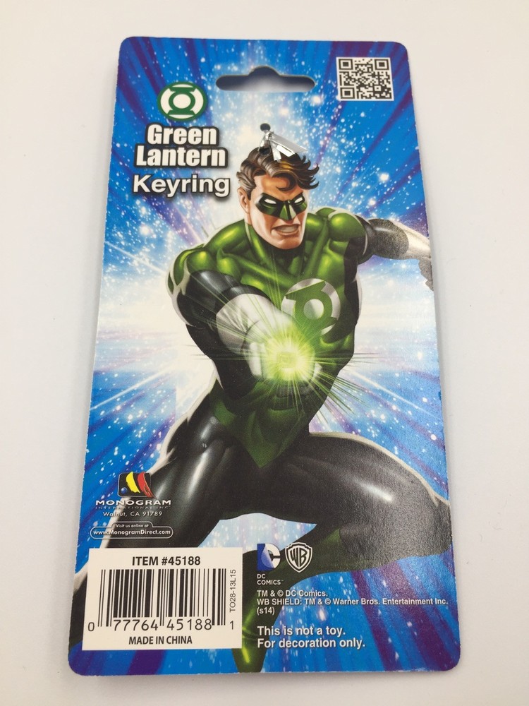 Green Lantern Keyring • DC Comics • Keychain • Officially Licensed • New