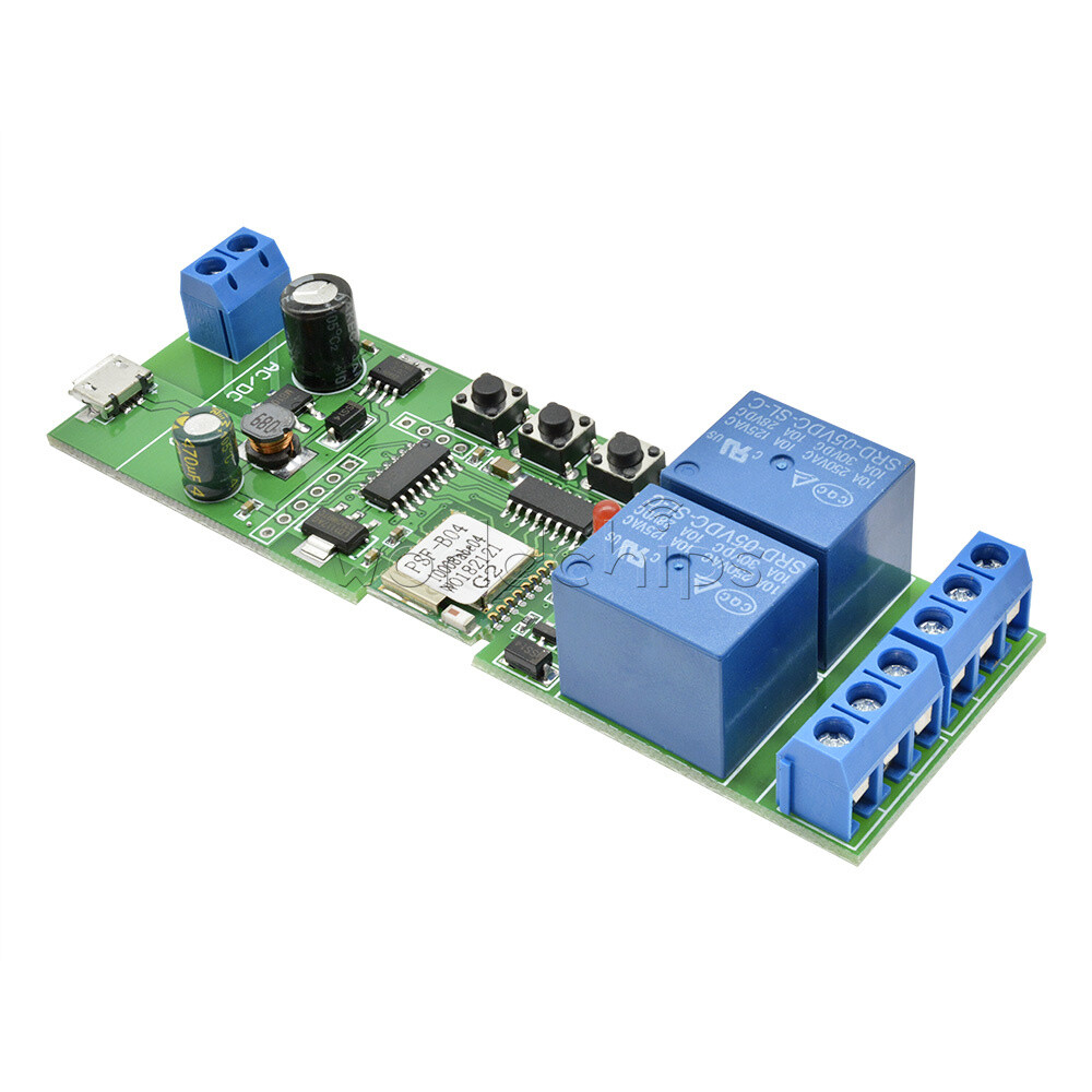 DC 7-32V 2/4 Channel WiFi Wireless Relay Module Smart Switch Home Remote Control